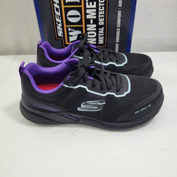 Skechers Niyla Work Black Composite Toe/Slip Resistance Sneakers Size 10 12825 - Picture 4 of 9